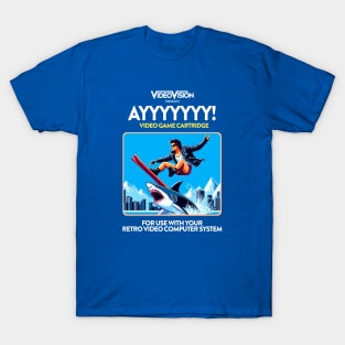 Jumping the Shark 80s Game T-Shirt